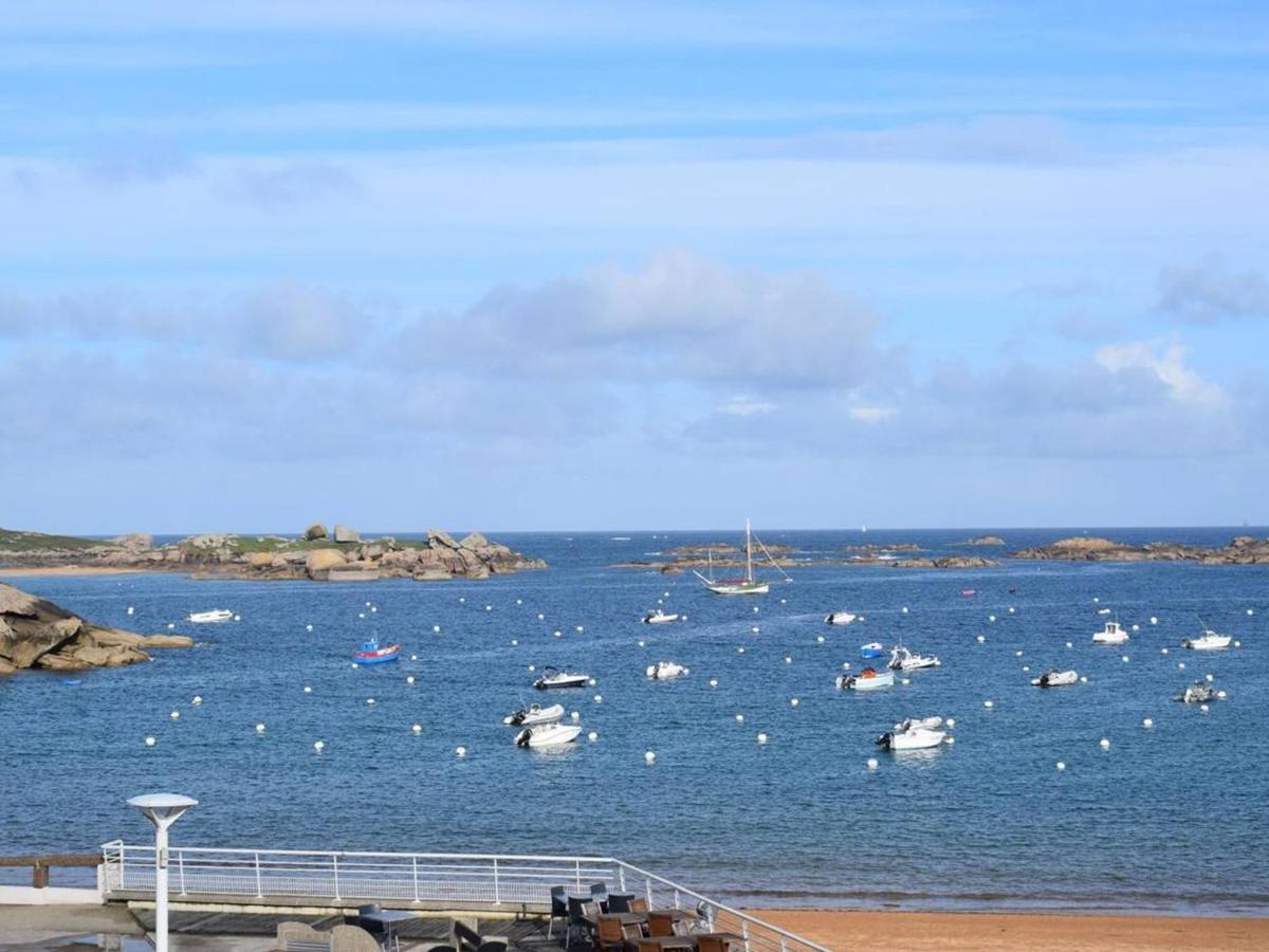 Appartement Terrasse Bord De Mer A Tregastel Avec Parking - Fr-1-368-19 エクステリア 写真