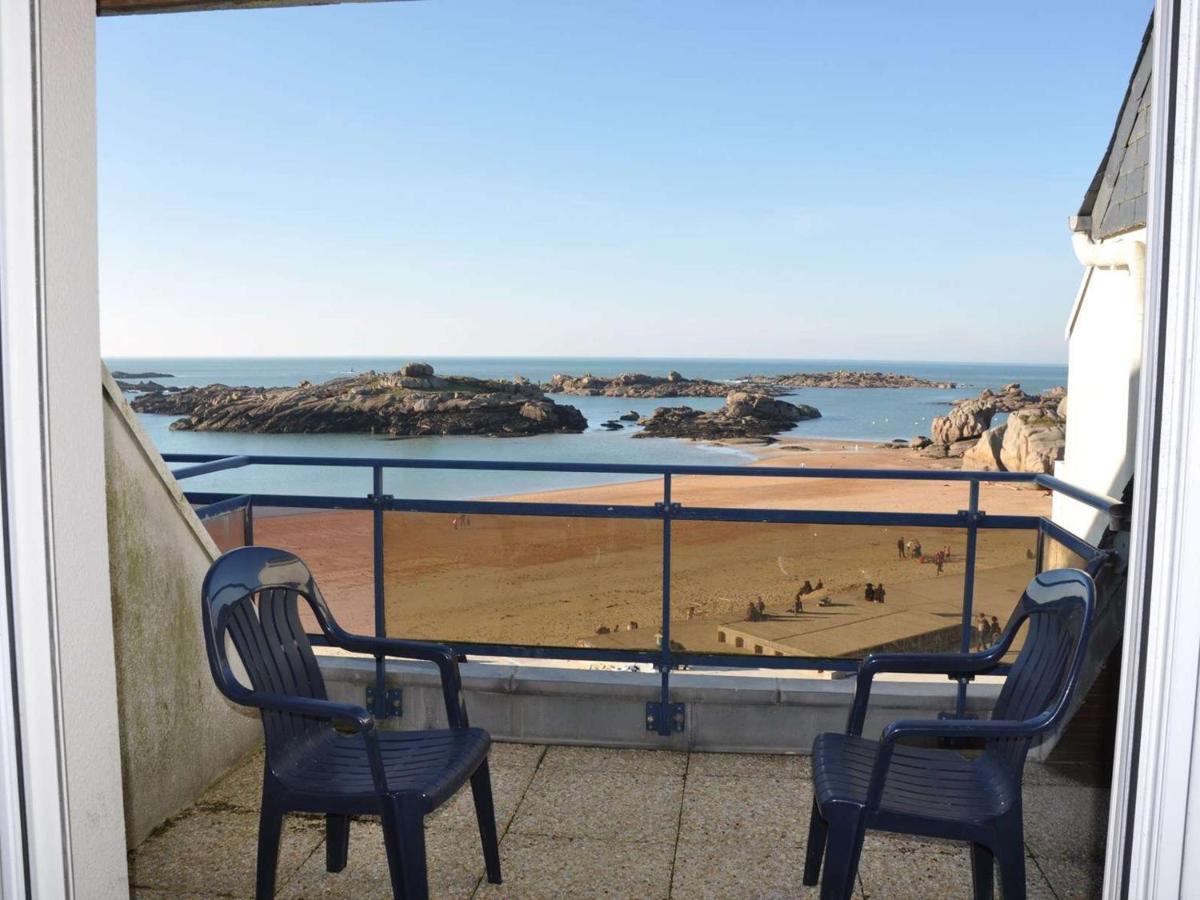 Appartement Terrasse Bord De Mer A Tregastel Avec Parking - Fr-1-368-19 エクステリア 写真